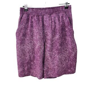 Lululemon Mens Pace Breaker Short 9", Lined, Purple Dye Wash, Size Small